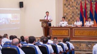 В Следственном комитете РА состоялось расширенное заседание коллегии, посвященное подведению итогов работ, выполненных в первом полугодии (фото)